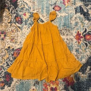 GAP Kids Casual Dress in Mustard Yellow